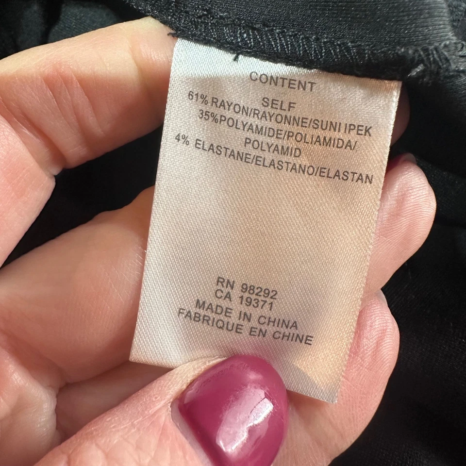 Vestido Tibi Bond Asimétrico Apagón Botón Delantero Cuello en V Manga Larga Talla 6 Foto 4 de 4