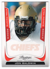 2011 Panini Prestige JON BALDWIN Xtra Points Rookie card #253. rookie card picture