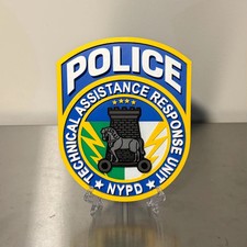 NYPD TARU 3D Plaque: Embossed Police Wall Display