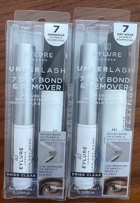 Eylure London Underlash 7 Day Bond & Remover Set Eyelashes of Two NIB
