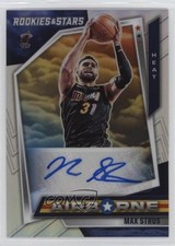 2021-22 Panini Chronicles Airborne Signatures Silver 78/99 Max Strus Auto 1m63