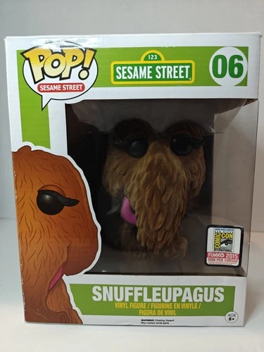 Funko Pop! Sesame Street Snuffleupagus #06 FLOCKED 2015 SDCC CON Sticker 1008pcs