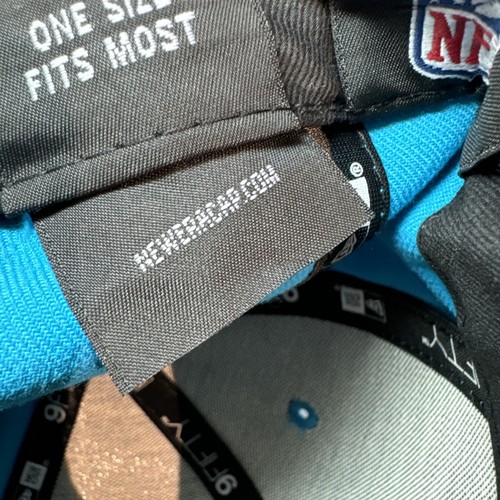 Carolina Panthers New Era 9Fifty Blue Gray NFL Football Team Logo Snapback Cap - Picture 19 of 19