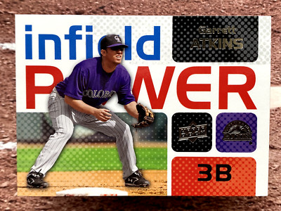 2008 Upper Deck Infield Power Garrett Atkins #IP-GA Colorado Rockies