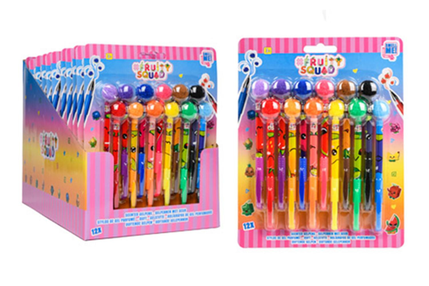 Fruity Squad 12 Penne Gel PomPom Profumate