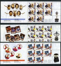 CANADA 1992  Ice Hockey league Booklet panes X3 SG 1516a-1518a MNH SALE 6x++++X
