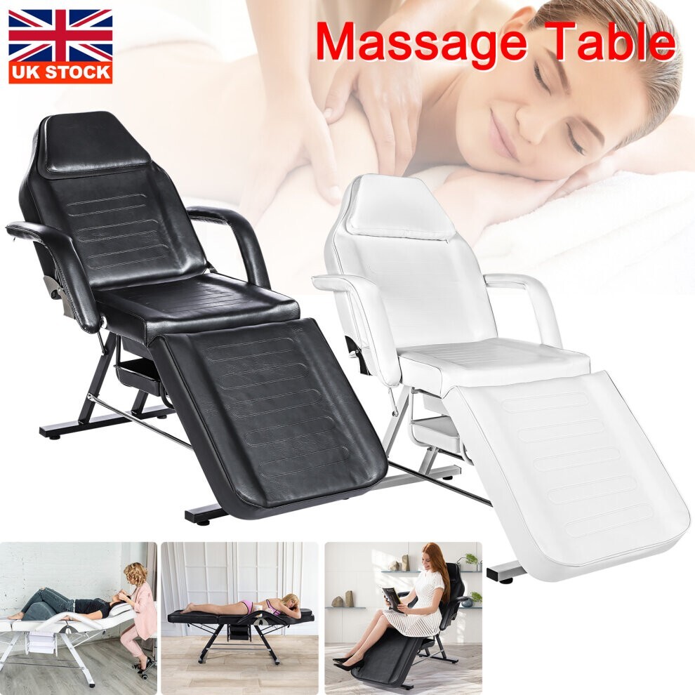 White Massage Bed Beauty Salon Massage Table Tattoo Therapy Couch eBay