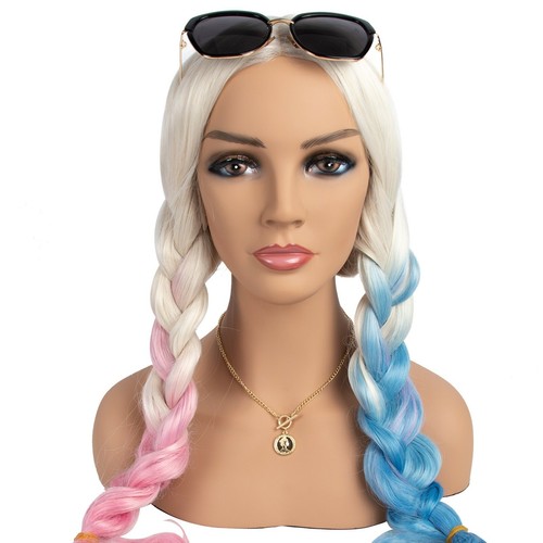 16.5" Realistic Mannequin Wig Head Manikin shoulder Bust Stand Display Hair CM-S - Picture 25 of 42