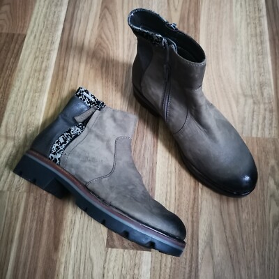 Bugatti Damen Schuhe Stiefeletten Leder Gr.37 