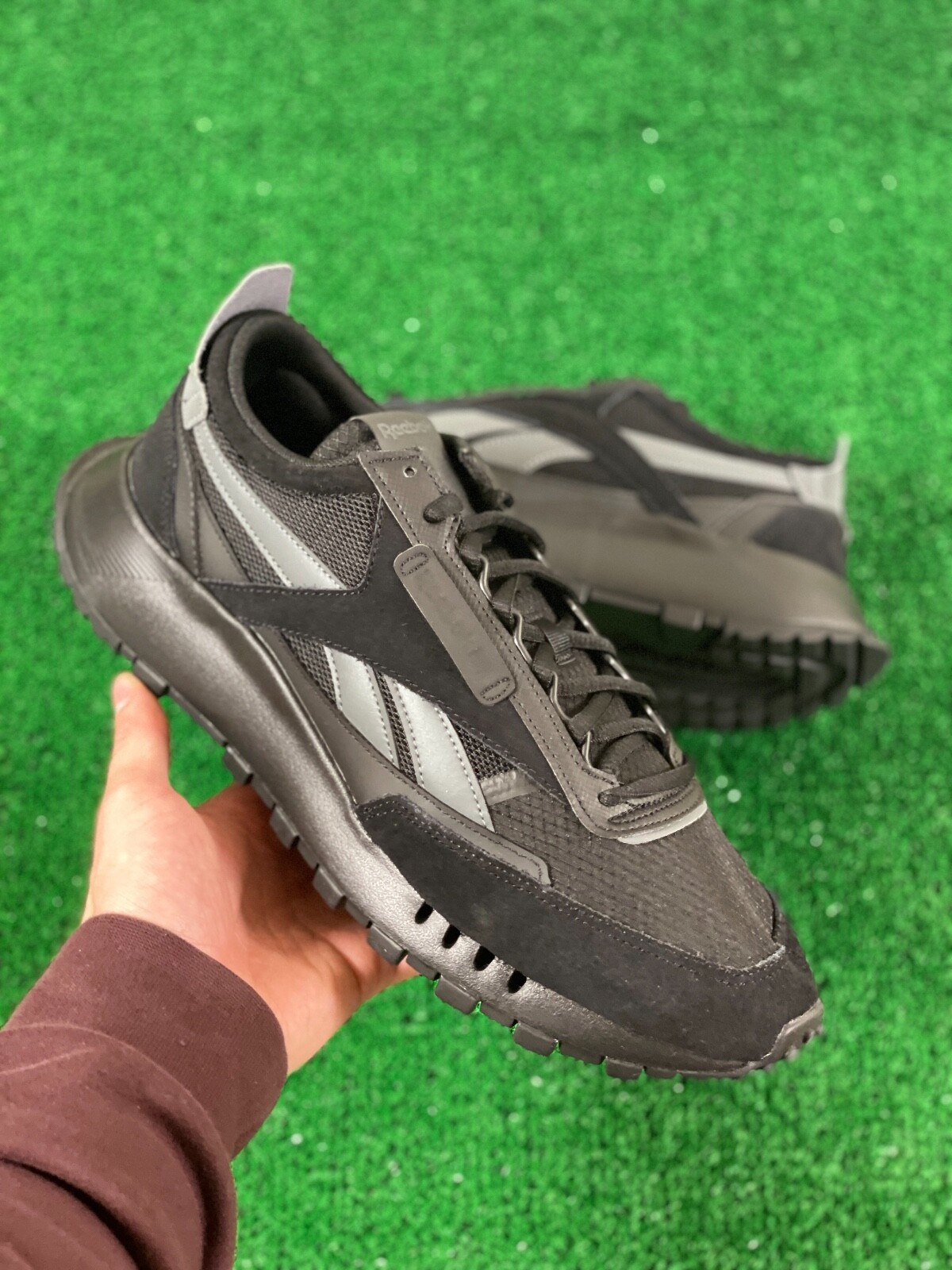 Size 7 - Reebok Classics Legacy Black True Gray 2020 - FY7377 for sale  online | eBay