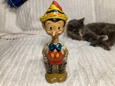 1939 Louis Marx  Co. Pinocchio Walker WInd-Up Toy Fixed Eyes Variation Disney