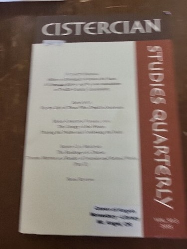 2015 Set Of 4 Cistercian Studies Quarterly Booklet Magazine Pamphlet - Picture 4 of 9