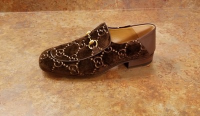 gg velvet horsebit loafer