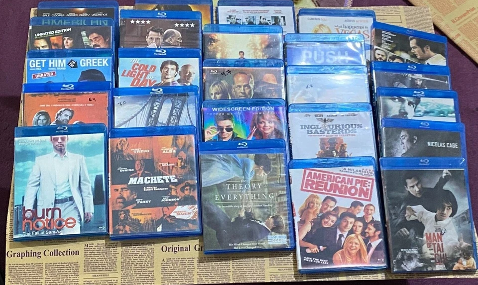 DVD Blu-Ray Disc CD Movies T.V HD 1080 Action Drama Adventure Comedy Horror Love - Image 2 of 4