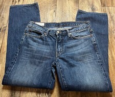 Martin Osa Jeans Low Rise Straight Indigo Tag 31 Measure 34 30.5L Made in USA