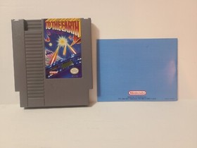 To the Earth Nintendo 1990 Aut&eacute;ntico Cartucho NES y Manual de Instrucciones Bonito