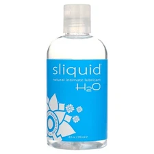 Sliquid H2O Natural Water Based Paraben Free Personal Lubricant 8.5oz