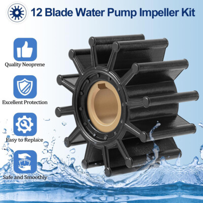 104211-42070 Wasserpumpen Impeller Kit 09-806B für Yan-mar fit John-Son 104211-42070 Wasserpumpen Impeller Kit 09-806B für Yan-mar fit John-Son