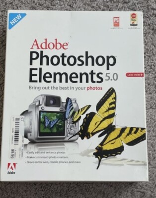 Adobe Photoshop Elements 5.0 Software | eBay