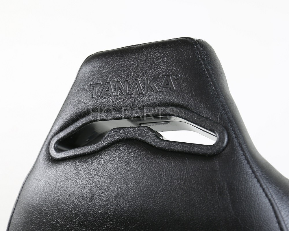 TOYOTACUP トヨタカップ the25th チェア 2X TANAKA BLACK PVC LEATHER RACING SEATS RECLINABLE +