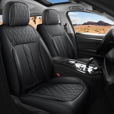 Car Seat Covers Full Set, Waterproof and Breathable Nappa Leather Seat Covers...