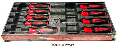 SNAP ON SGDTX90B R 9pc RED Soft Grip T8 - T45 TORX Screwdriver Set