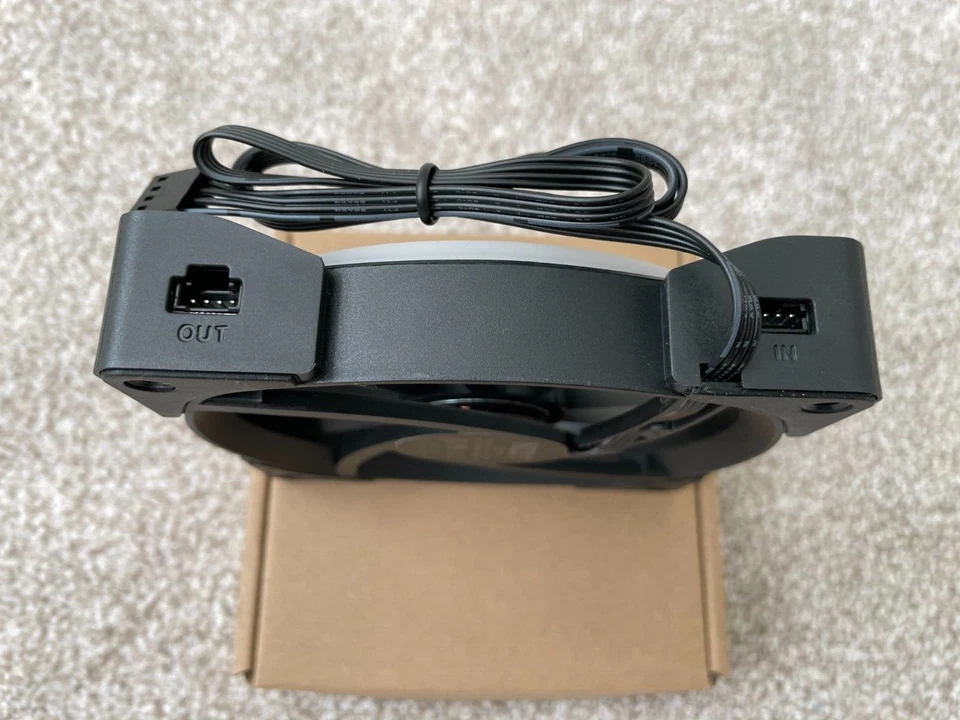 NZXT AER RGB 2 120mm RGB Fluid Dynamic Bearing PWM Fan BLACK - Image 4 of 4
