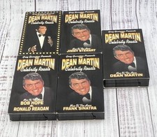 Lot of 5 - Dean Martin Celebrity Roasts VHS Reagan, Sinatra, Stewart, Hope