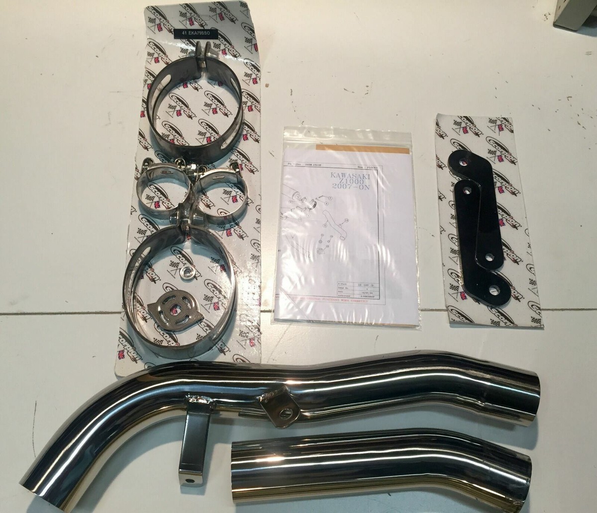 SCORPION SLIP-ON EXHAUST Kawasaki Z1000 07-08 Stainless Steel