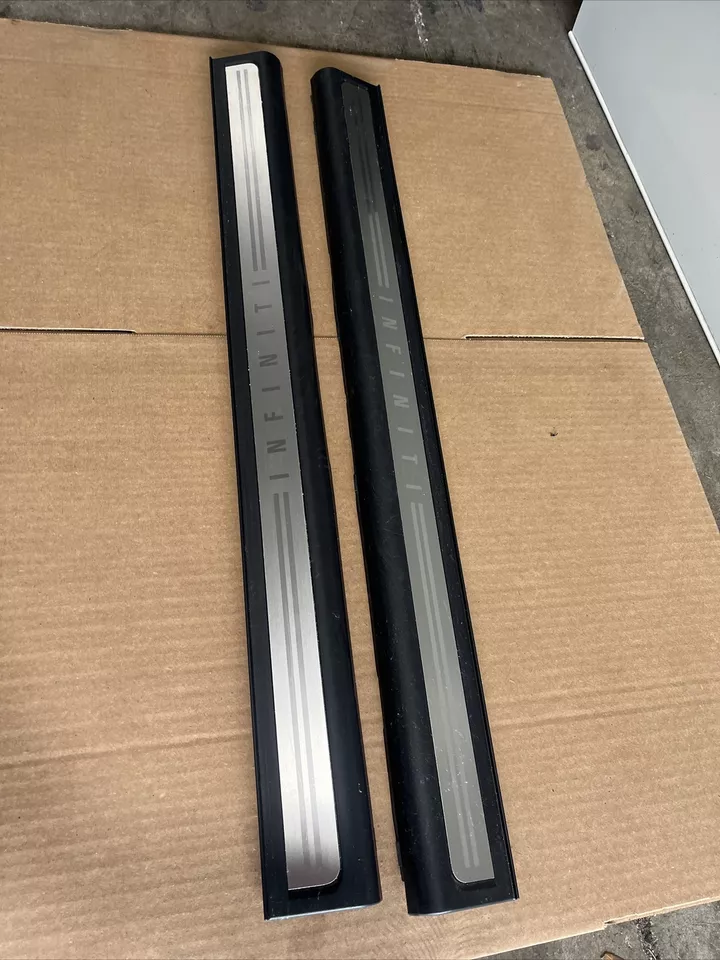 03-07 INFINITI G35 COUPE LH RH ДВЕРНОЙ ПОРОГ ПОТЕРТОСТИ ОТДЕЛКА 76895-AM800-76895-AM900 - Изображение 2 из 4