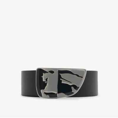 【BURBERRY】 SHIELD EKDバックル THINレザーベルト Burberry Men's Shield Plaque 35mm Leather Belt | eBay