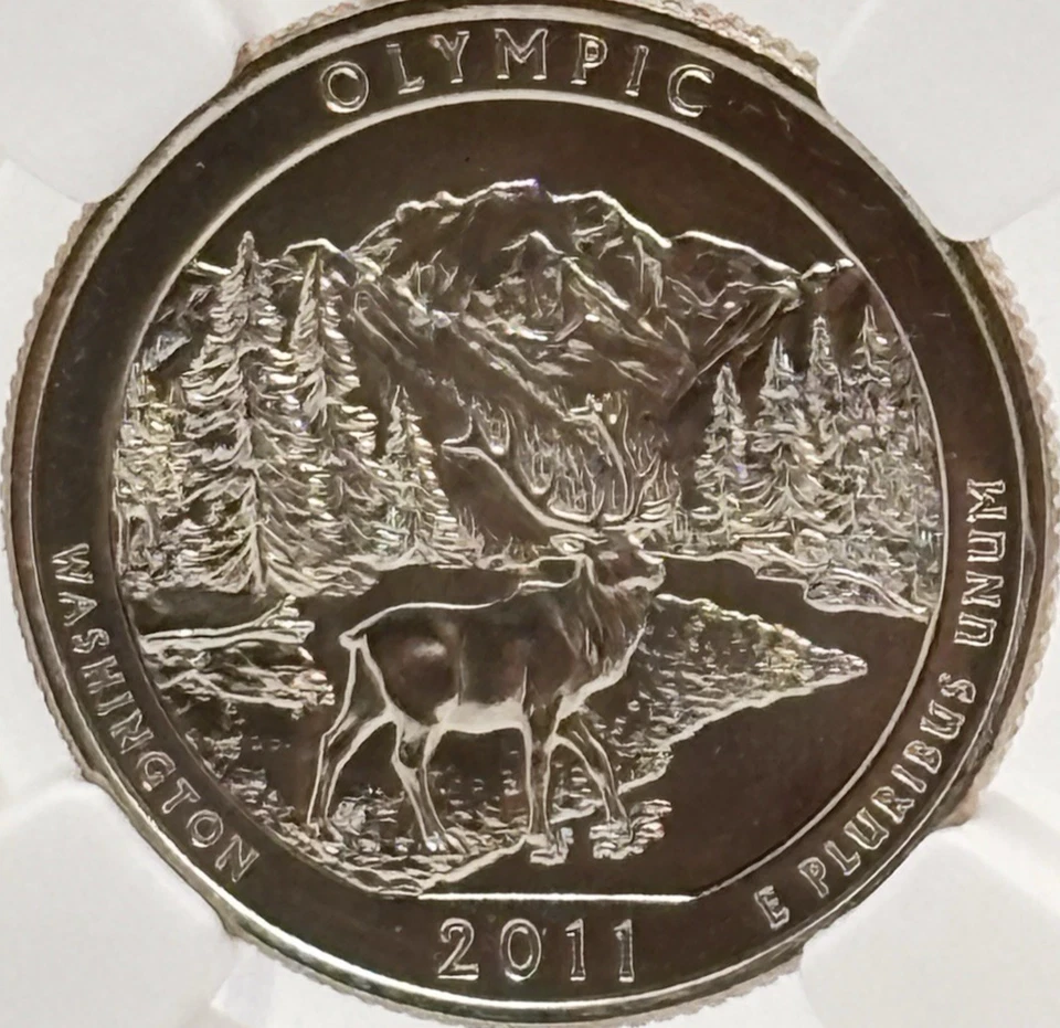 2011-P ATB 25C “Olympic” Early Releases” MS 67 #13365 - Image 2 of 4