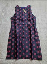 NEW 8 J CREW SHEATH DRESS IN BUTTERFLY JACQUARD