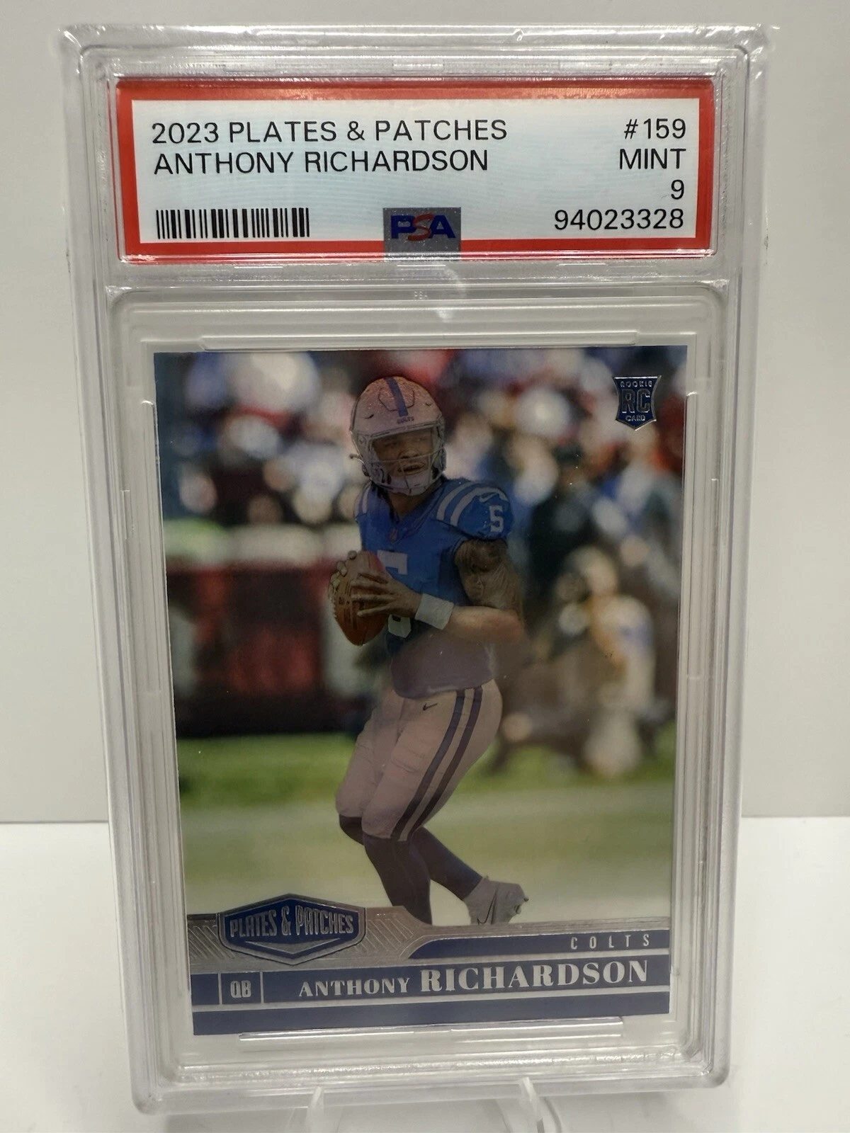 Anthony Richardson Panini Plates & Patches #159 Base