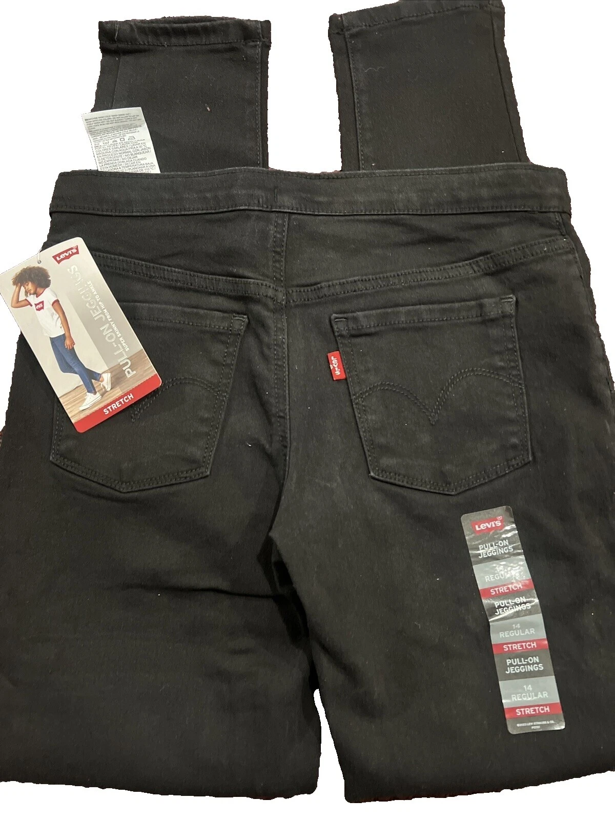 Черные брюки для девочек Levi's