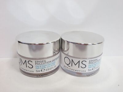 QMS EPIGEN POLLUTION DEFENSE DAY & NIGHT GEL-CREAM 0.5 OZ *LOT OF 2*