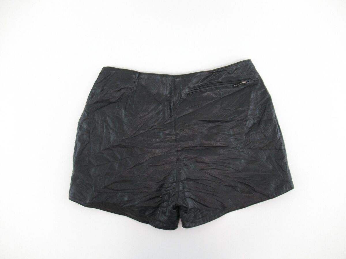 NWT Harley Davidson Women's Black Low Rider Leather Shorts NWT Harley Davidson Women's Black Low Rider Leather Shorts