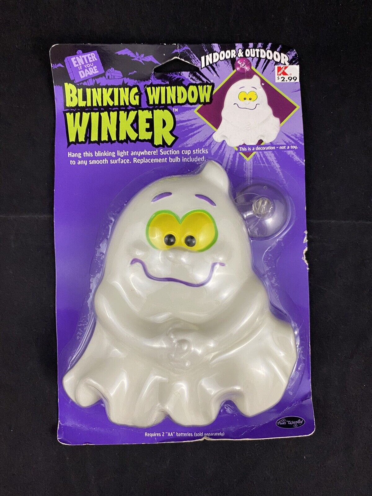 Vintage Kmart Halloween Blinking Window Winker Ghost NOS Indoor ...