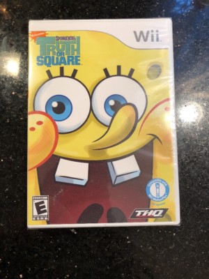 SpongeBob Truth Or Square - Nintendo Wii Brand new factory sealed