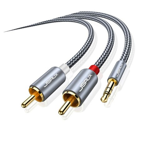 JSAUX RCA Cable, [6.6ft/2M, Dual 