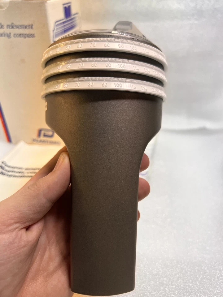 Редкий винтажный компас ручной подшипник Plastimo PLA0090 серый сделано во Франции - Изображение 4 из 4