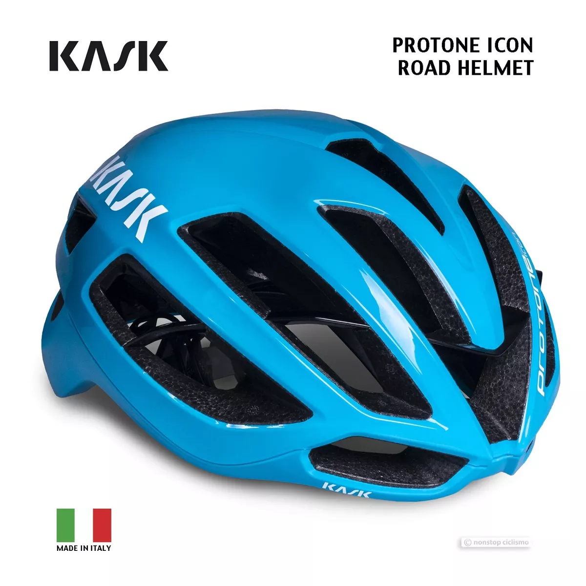 NEW Kask PROTONE ICON Road Cycling Helmet : GLOSS LIGHT BLUE