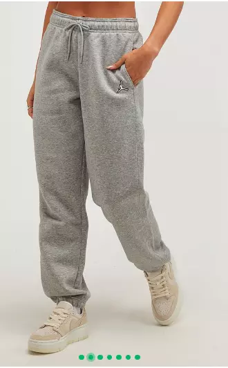 NIKE Womens Grey Air Jordan Essential Fleece Pants Joggers Size Small BNWT