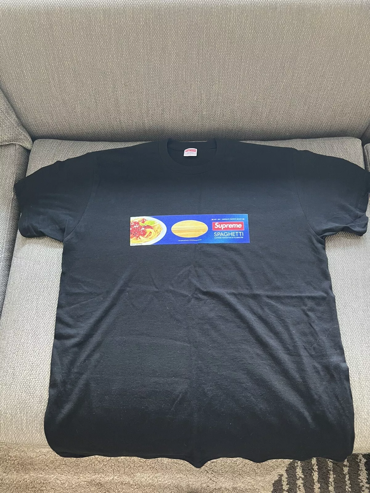 Tee spaghetti noir Supreme 21FW L