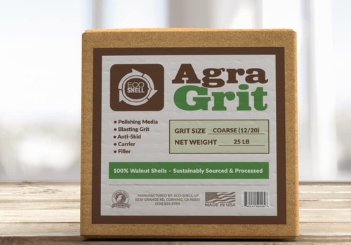 Agra Grit Walnut Shell Media 12-20 Grit - Coarse, Crushed Walnut Shells for B... - Picture 12 of 12