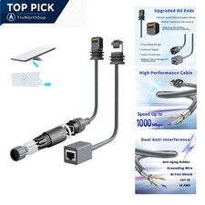 Starlink Ethernet Adapter Gen 3 Mini 11.8 inch Waterproof Cable for Dish and...