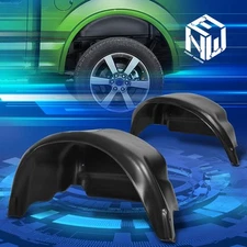 Pair Rear Wheel Well Liners Guard Mud Flaps fit 15-19 Ford F150 Non-Raptor Model