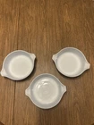 Vintage Pyrex Terra Casserole Dishes 6 Inches Set Of 3 No Lids