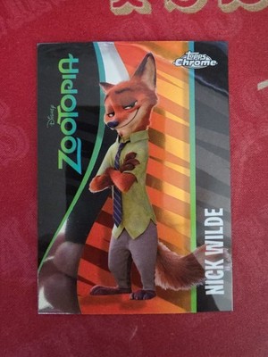 2025 Topps Chrome Disney Zootopia Nick Wilde Insert #ZI-5 Mega Box Exclusive