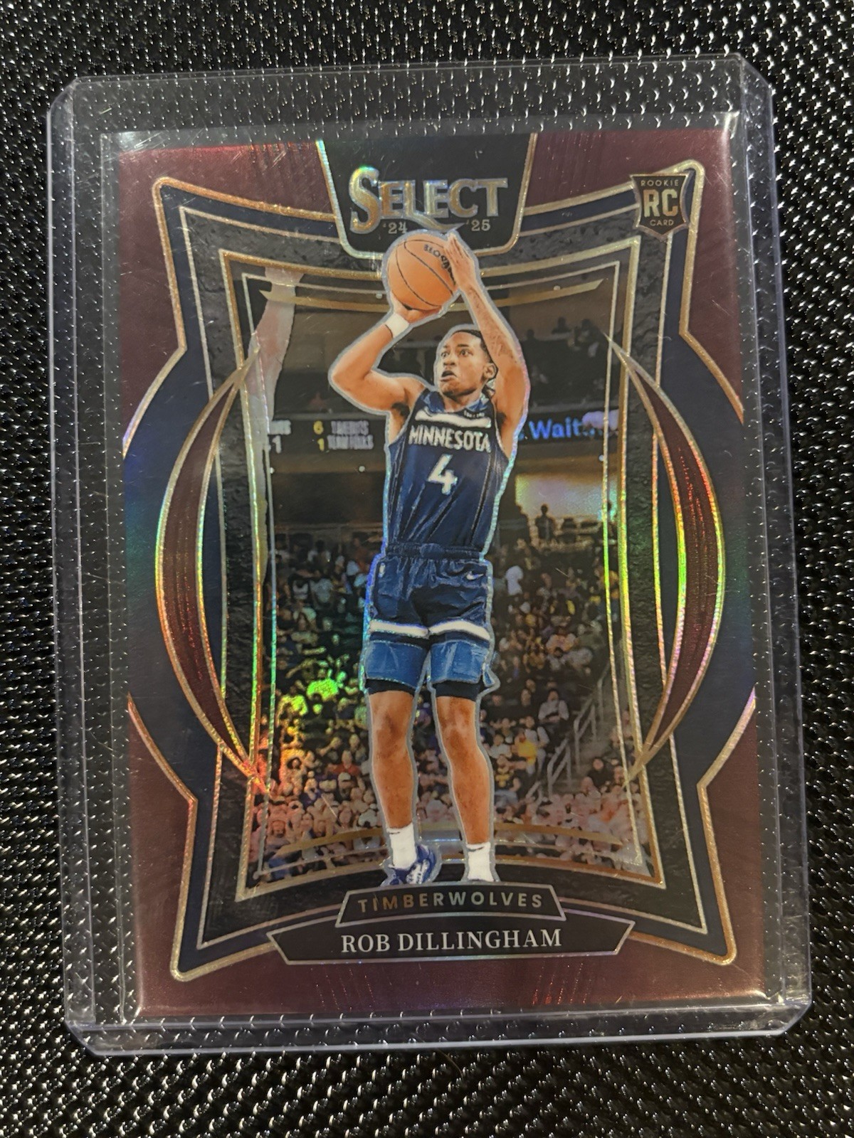 2024-25 Panini Select Concourse Maroon Prizm /175 Rob Dillingham #84 Rookie RC